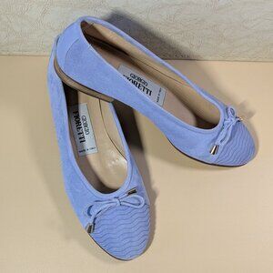 Giorgio Fioretti Lavender Suede Ballet Flats